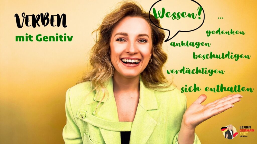 Verben mit Genitiv