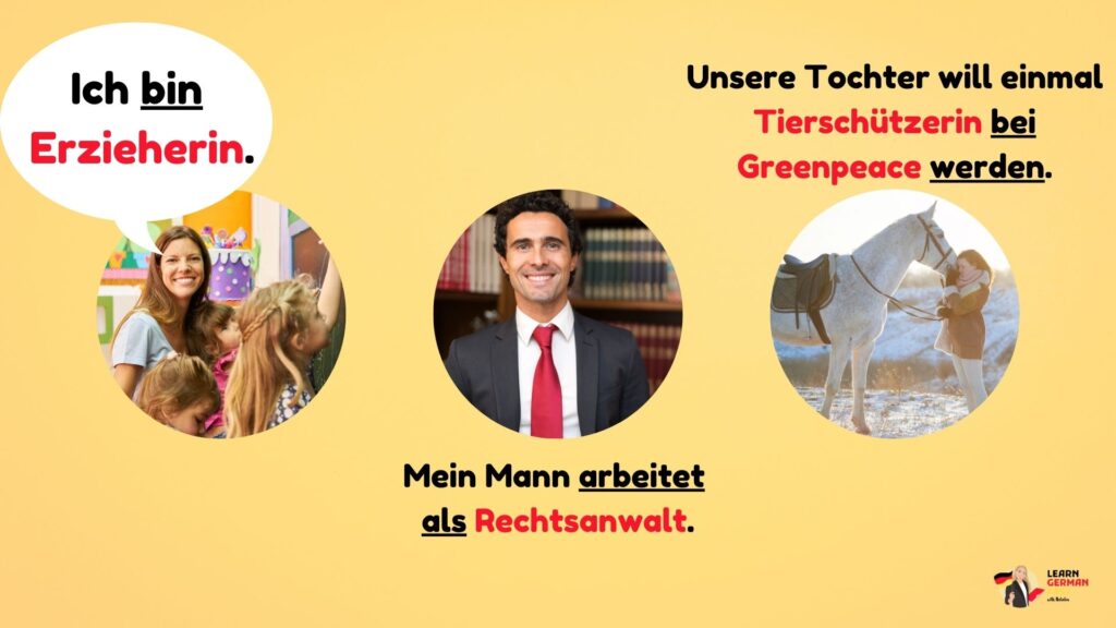 3. Regel: Nullartikel vor allgemeinen Berufsbezeichnungen
